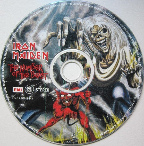 Iron Maiden : The Number Of The Beast (CD, Album, Enh, RE, RM, RP)
