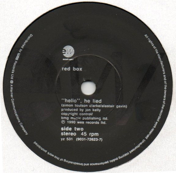 Red Box : Train (7", Single)