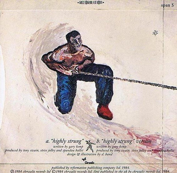 Spandau Ballet : Highly Strung (7", Single, Pap)