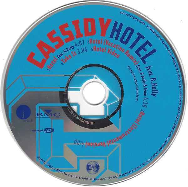 Cassidy (3) Feat. R. Kelly : Hotel (CD, Single, Enh)
