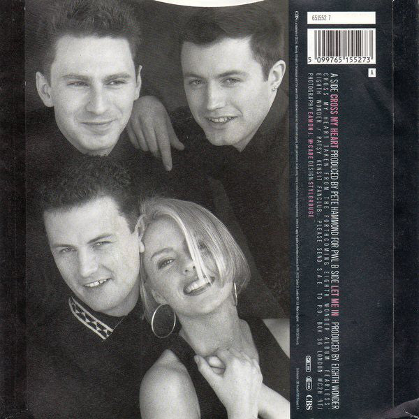Eighth Wonder : Cross My Heart (7", Single)