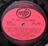 Glen Campbell & Bobbie Gentry : All I Have To Do Is Dream (LP, Comp)