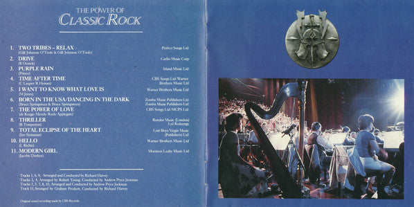 London Symphony Orchestra With The Royal Choral Society : The Power Of Classic Rock (CD, Album)