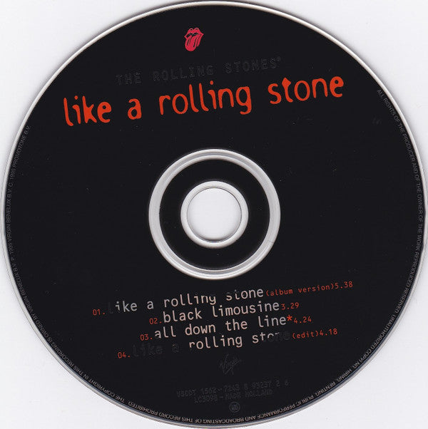 The Rolling Stones : Like A Rolling Stone (CD, Single)