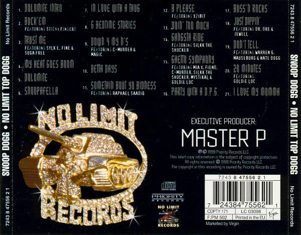 Snoop Dogg : No Limit Top Dogg (CD, Album)