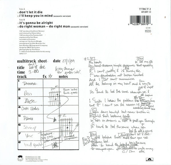 Summerhill (2) : Don't Let It Die (10", Ltd, Num)