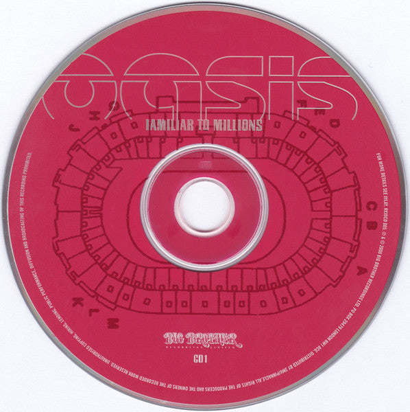Oasis - Familiar To Millions (2xCD) (Near Mint (NM Or M-)) - DaddyPop