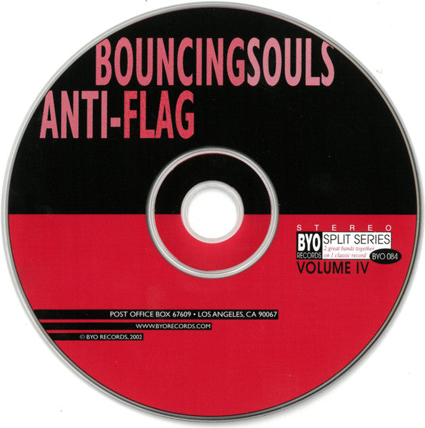 The Bouncing Souls / Anti-Flag : BYO Split Series / Volume IV (CD, Album)