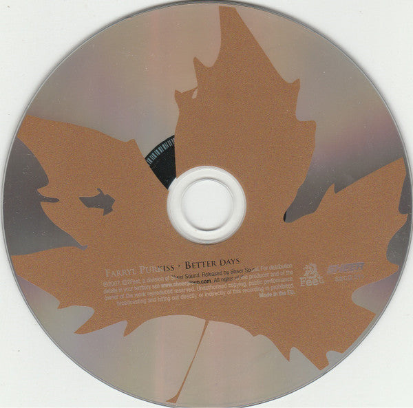 Farryl Purkiss : Better Days (CD, Single)