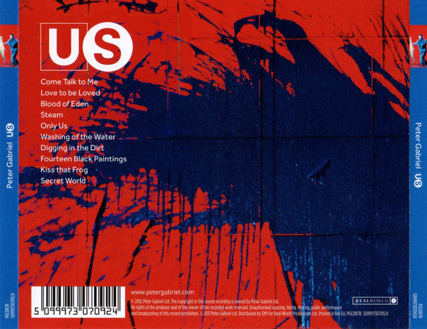 Peter Gabriel : Us (CD, Album, RE, RM)