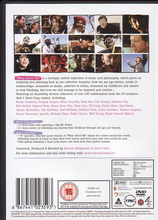 1 Giant Leap : What About Me? (DVD-V, Multichannel, PAL + DVD-V, PAL + Dol)