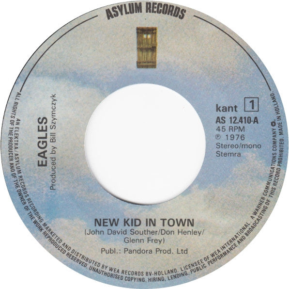 Eagles : New Kid In Town / Hotel California (7")