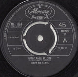 Jerry Lee Lewis : Great Balls Of Fire (7", Single, Mono)