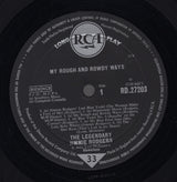 Jimmie Rodgers : My Rough And Rowdy Ways (LP, Mono)