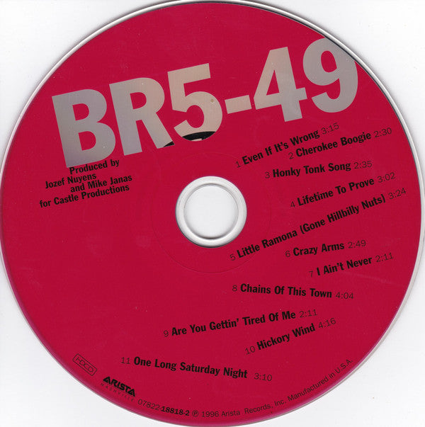 BR549 : BR5-49 (HDCD, Album)
