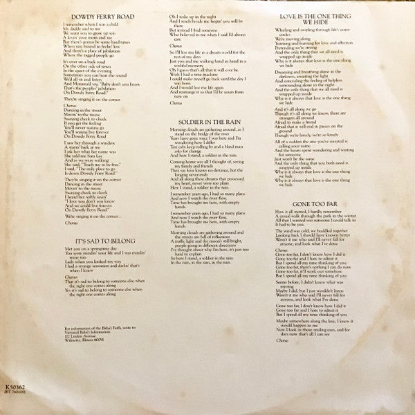 England Dan & John Ford Coley : Dowdy Ferry Road (LP, Album)