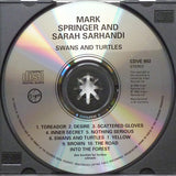 Mark Springer (3) And Sarah Sarhandi : Swans And Turtles (CD, Album)