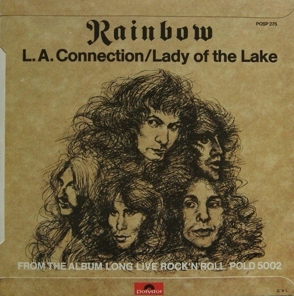 Rainbow : L.A. Connection (7", Single, RE, Red)