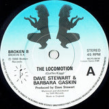 Dave Stewart & Barbara Gaskin : The Locomotion (7", Single)