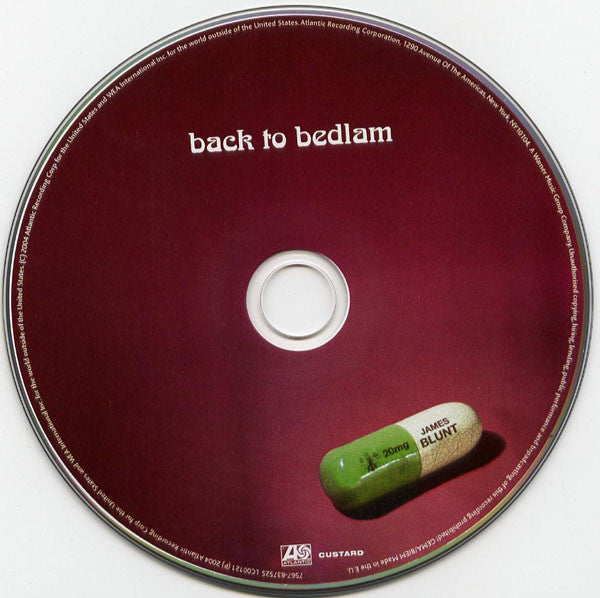 James Blunt : Back To Bedlam (CD, Album)
