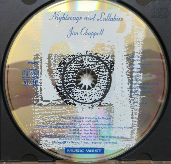 Jim Chappell : Nightsongs And Lullabies (CD, Album)
