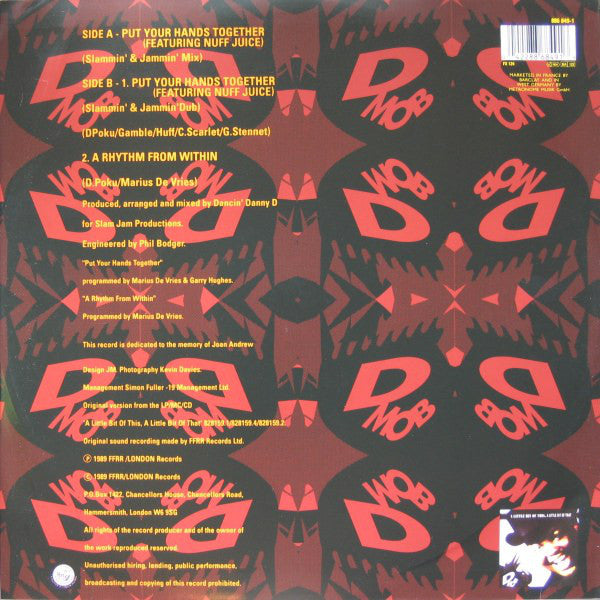 D Mob : Put Your Hands Together (12")