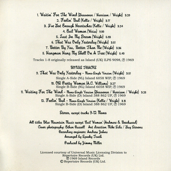 Spooky Tooth : Spooky Two (CD, Album, Mono, RE, Jew)