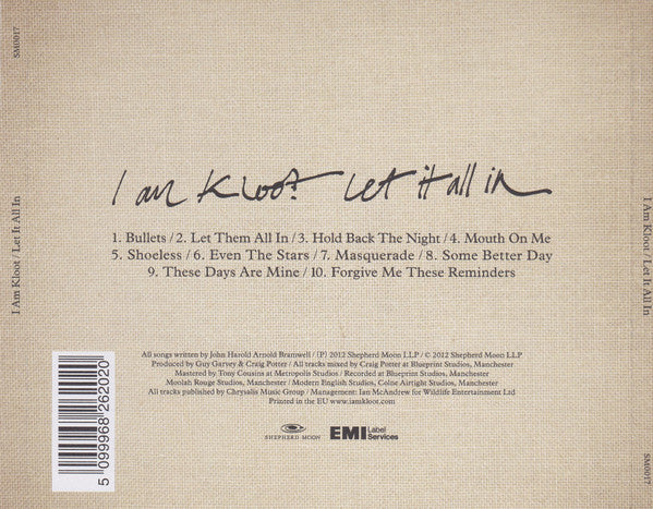 I Am Kloot : Let It All In (CD, Album)