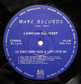 Lee Konitz • Warne Marsh • Al Levitt • Peter Ind : London Concert (LP, Album)