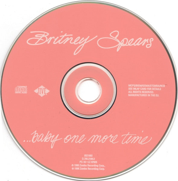Britney Spears : ...Baby One More Time (CD, Single)