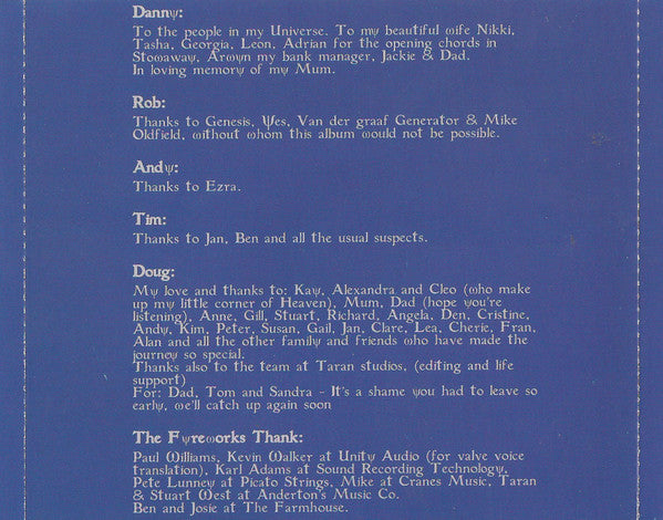 The Fyreworks : The Fyreworks (CD, Album)