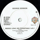 George Benson : Inside Love (So Personal) / On Broadway (Live Version) (7", Single)