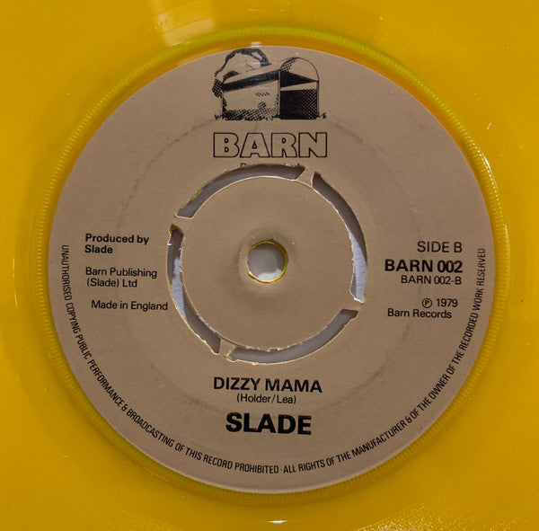 Slade : Ginny, Ginny (7", Single, Yel)