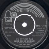 The Drifters : Kissin' In The Back Row Of The Movies (7", Single, Bla)
