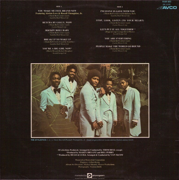 The Stylistics : The Best Of The Stylistics (LP, Comp)