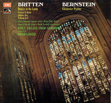Benjamin Britten & Leonard Bernstein / The King's College Choir Of Cambridge Conducted By Philip Ledger : Rejoice In The Lamb / Chichester Psalms (LP)