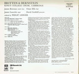 Benjamin Britten & Leonard Bernstein / The King's College Choir Of Cambridge Conducted By Philip Ledger : Rejoice In The Lamb / Chichester Psalms (LP)
