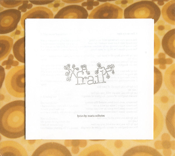 Maria Solheim : Frail (CD, Album, Dig)