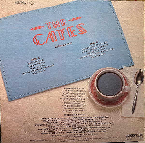 Cates Sisters : Steppin' Out (LP, Album)