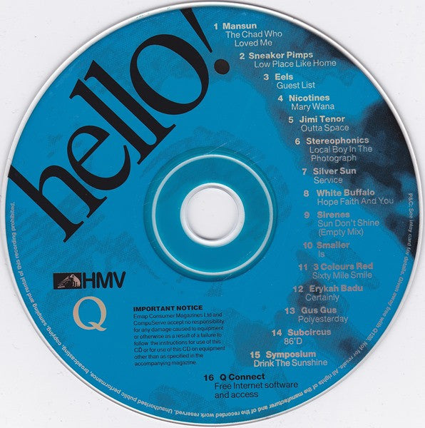 Various : Hello! (Discover The Best New Music Of 1997) (CD, Comp, Enh)