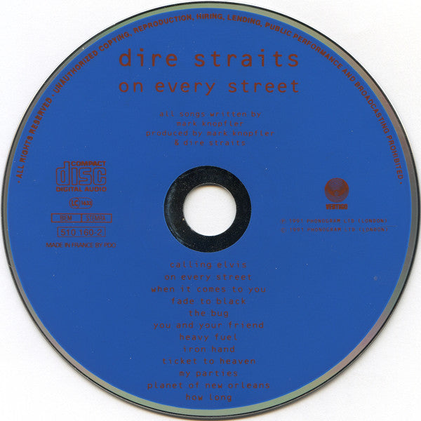 Dire Straits : On Every Street (CD, Album, PDO)