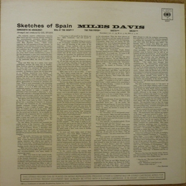 Miles Davis : Sketches Of Spain (LP, Album, RE)