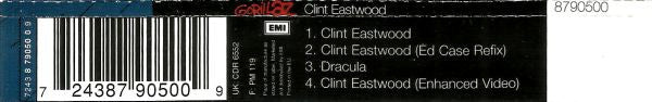 Gorillaz : Clint Eastwood (CD, Single, Enh, UK )