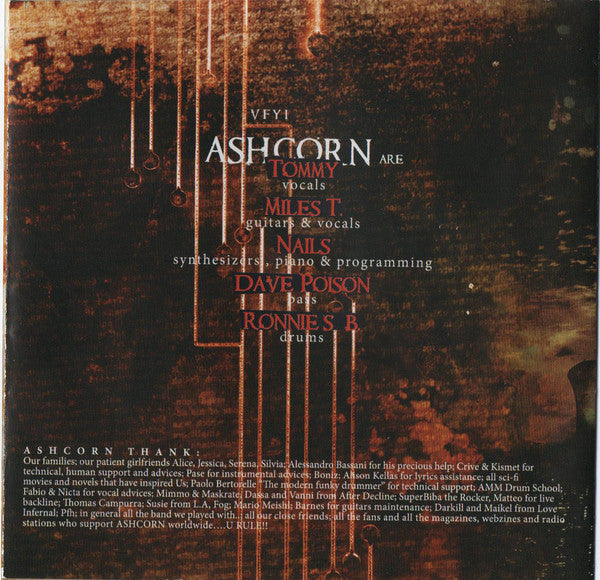 Ashcorn - Visions From Your Instinct (CD) (Near Mint (NM Or M-)) - DaddyPop