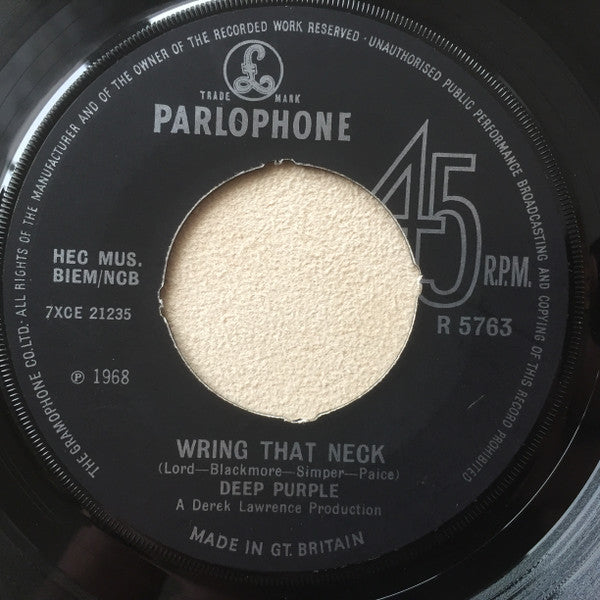 Deep Purple : Emmaretta (7", Single, Mono)