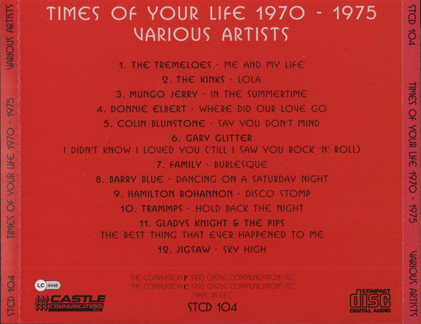 Various : Times Of Your Life 1970-1975 Vol 3 (CD, Comp)