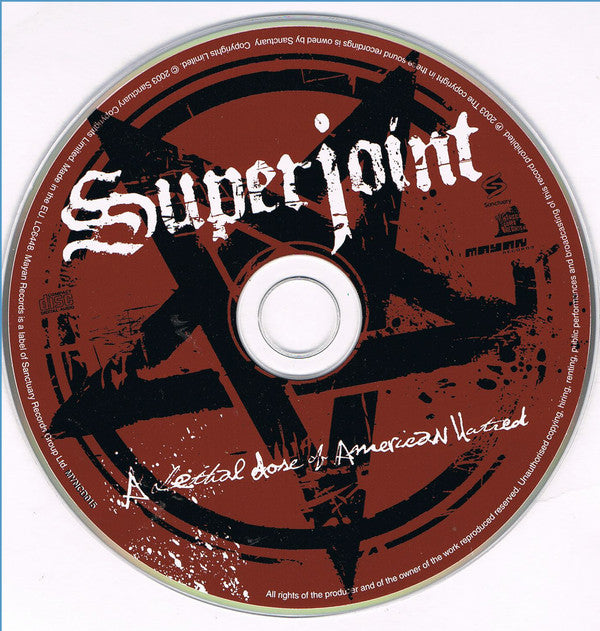 Superjoint Ritual : A Lethal Dose Of American Hatred (CD, Album)