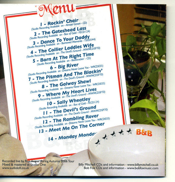 Billy Mitchell (4), Bob Fox : 5 Star B & B (CD, Album)