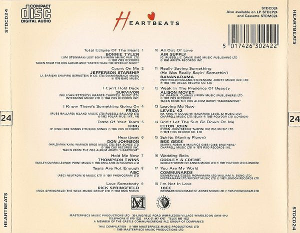 Various : Heartbeats (CD, Comp)
