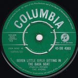 The Avons : Seven Little Girls Sitting In The Back Seat (7", Single)